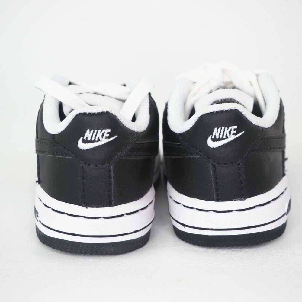 Nike Air Force One TD Toddler Shoes White/Black - Picture 6 of 12